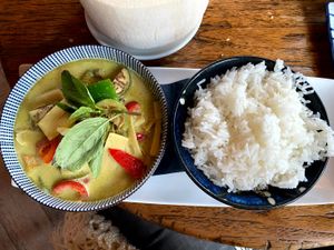 Thai green curry (spicy!) at MIA 'Made In Asia' - Nijmegen in Nijmegen