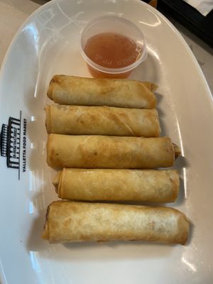 Spring Rolls   at The Dragon Stall in Valletta