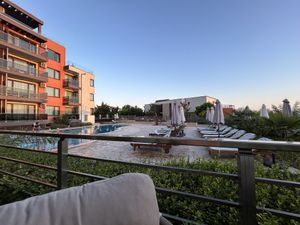 Pool right next   at Restaurant Sacré in Nessebar