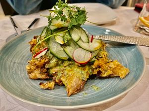 Kimchi - kokos kruidensaus at Eethuis Lamoen in Landegem