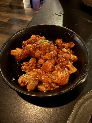 korean bbq cauliflower  at The Coffin Bar in Lancaster