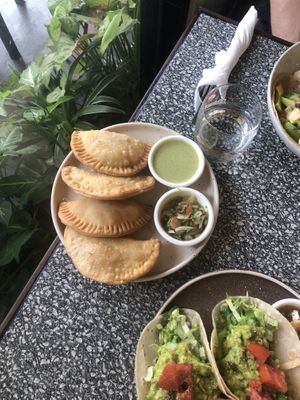empanadas  at Bacan Cafe Vientiane in Vientiane