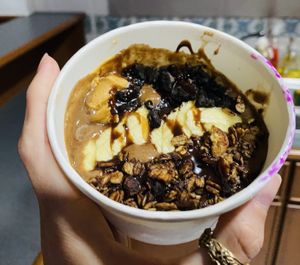 Chocolate bowl  at The Raw Kitchen - The Ranee Boutique Suites Hotel in Kuching