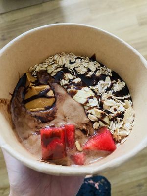 Choco bowl  at The Raw Kitchen - The Ranee Boutique Suites Hotel in Kuching