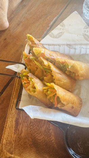 Lumpia springs rolls   at AlFresco Coron in Coron