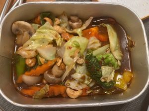 Cashew stir fry   at Giggling Squid - Wimbledon in South West London