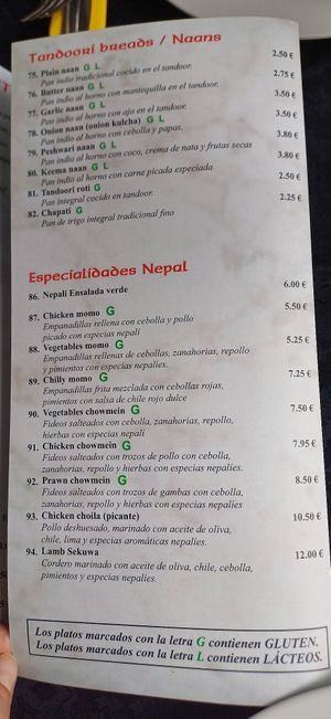  at Casa Tandoori Indian and Nepali resturant in Gran Canaria