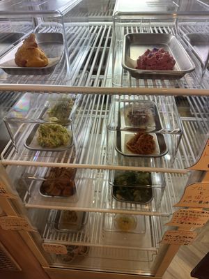 Side dishes on displayy  at BIOLA -ビオラ  in Yamato