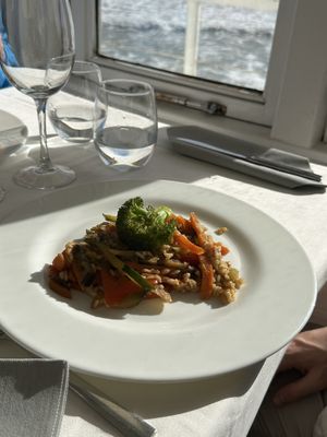 Table  at Vivero Beach Club Restaurant Sitges in Sitges