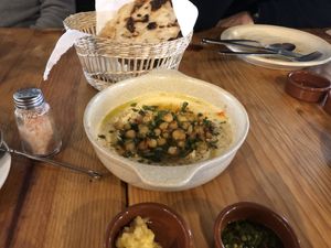 Hummus  at AYUNI in Sao Sebastiao Da Feira
