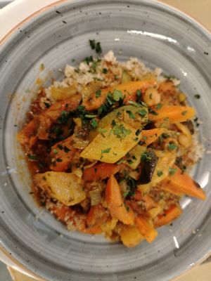 Cous cous di verdure e ceci at Moltivolti in Palermo