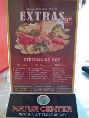 Menú at Natur Center in Puno