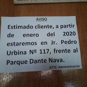 Change of location next year! at Natur Center in Puno