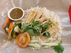 Chicken Rice at Red Apple - 紅蘋果素食 Marsiling in North Singapore