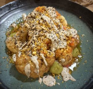 Coliflor asadaa  at Emma Tapas & Brunch in Tui