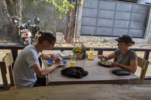 Thank you 🙏🙏☘️🌱🌱 at Waroeng Bagoes in Ubud