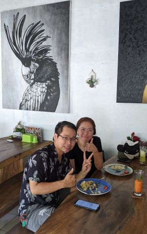 Thank you🙏🙏☘️🌱🍀♻️✳️❇️ at Waroeng Bagoes in Ubud