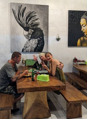 🙏🙏🙏🍀🍀✳️☘️🌱 at Waroeng Bagoes in Ubud