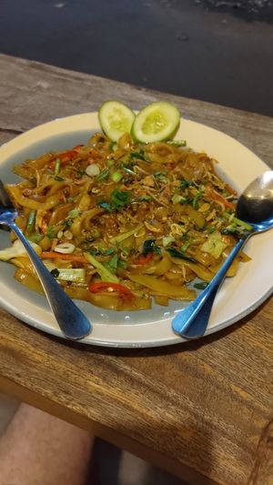 Fried Kwetiau, spicy but delicious at Waroeng Bagoes in Ubud