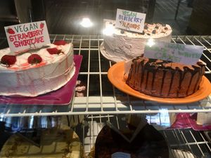 Dessert Case at One World Cafe in Baltimore