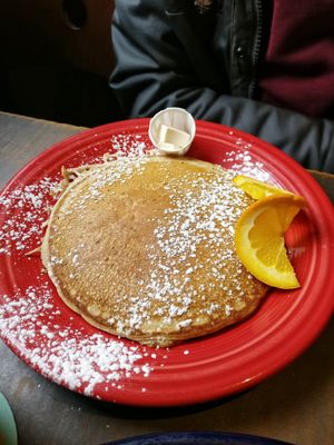 Vegan Pancakes at One World Cafe in Baltimore