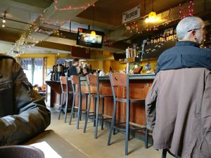 Bar at One World Cafe in Baltimore