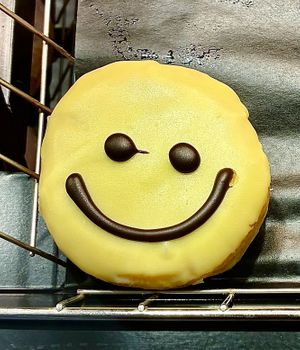 The ‘Smiley'  at Dunkin' - Central Station in Dusseldorf