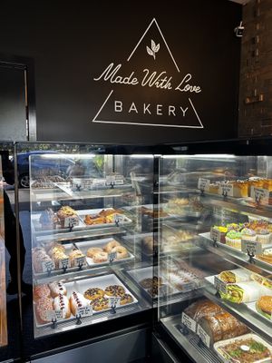 so many treats   at Made with Love Bakery in Southport