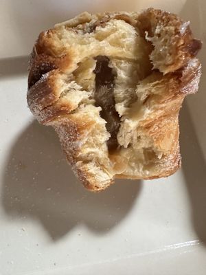 The cruffin was so cool! A croissant with an apple pie filling and covered in custardd  at Made with Love Bakery in Southport