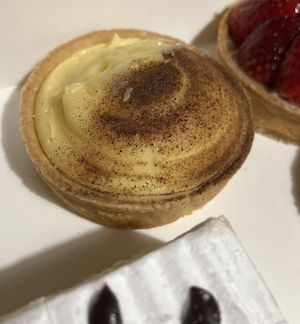 Custard tart  at Made with Love Bakery in Southport