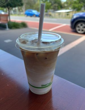 Iced coffeee  at Made with Love Bakery in Southport