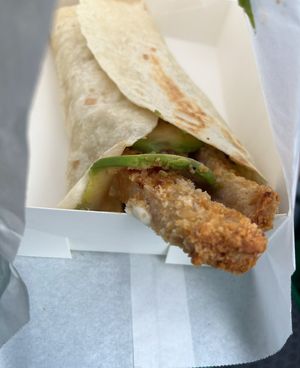Chicken avocado wrap   at Made with Love Bakery in Southport
