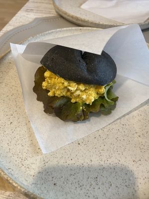 Egg sandwich  at Bardon Organic Cafe in Tokyo