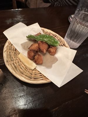 Fried chicken   at Mensho in Oakland