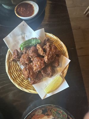 Oyster mushrooms  at Mensho in Oakland