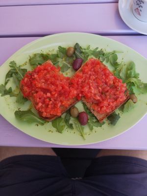 Bruschetta at Artha in Porec