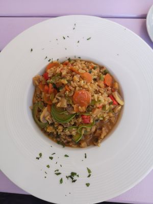 Artha risotto at Artha in Porec