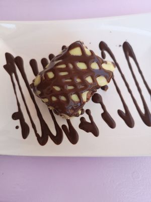 Dessert. Walnut/apple/chocolate/something more delicious at Artha in Porec