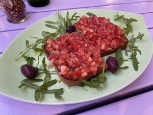 Bruschetta at Artha in Porec
