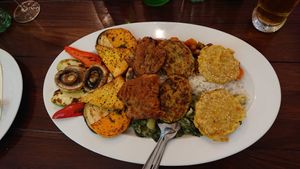 Plate for two, excellent at Artha in Porec