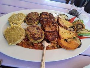Veggie platter for 2 at Artha in Porec