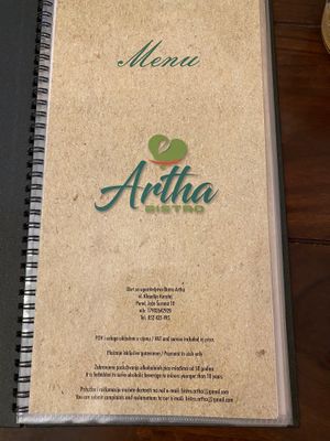 Cash only! at Artha in Porec