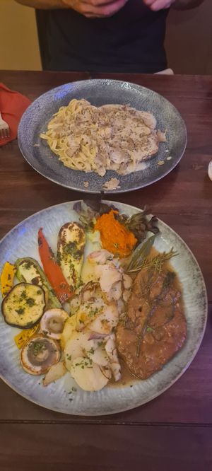 Fu mit Trüffel und Fu mit Gemüse at Artha in Porec