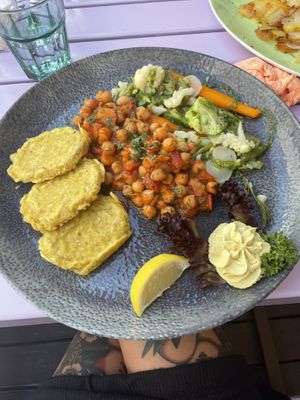 Fried seitan   at Artha in Porec