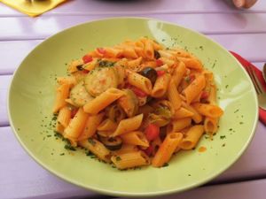 Gluten Free Pasta medterranean at Artha in Porec