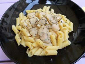 Gluten Free Pasta with Truffels at Artha in Porec