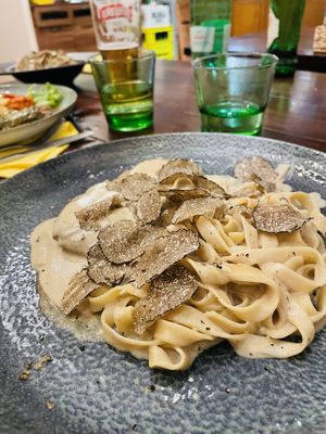 Pasta with Truffles and Fu  at Artha in Porec