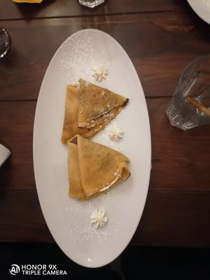 Vegan pancakes! at Artha in Porec