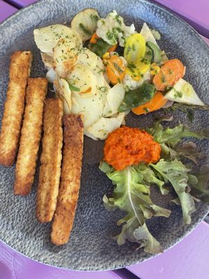 Gebratener Tempeh  at Artha in Porec