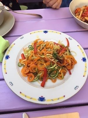 Vegetable wok (side) at Artha in Porec